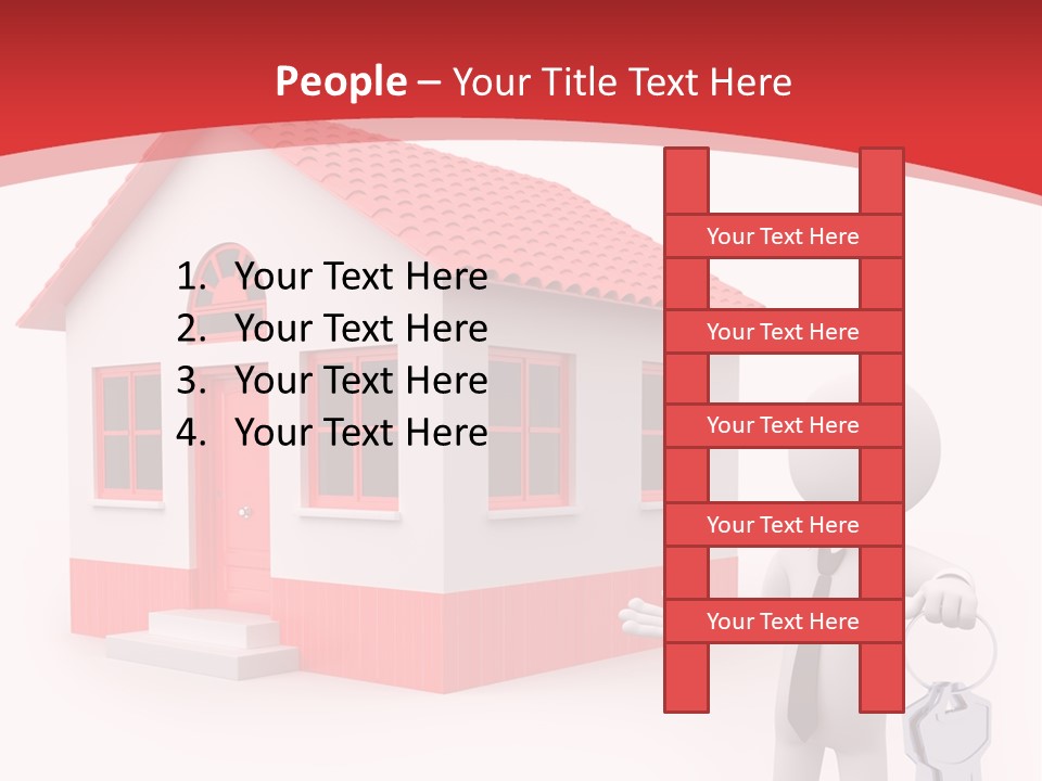 Graphic Man Residence PowerPoint Template