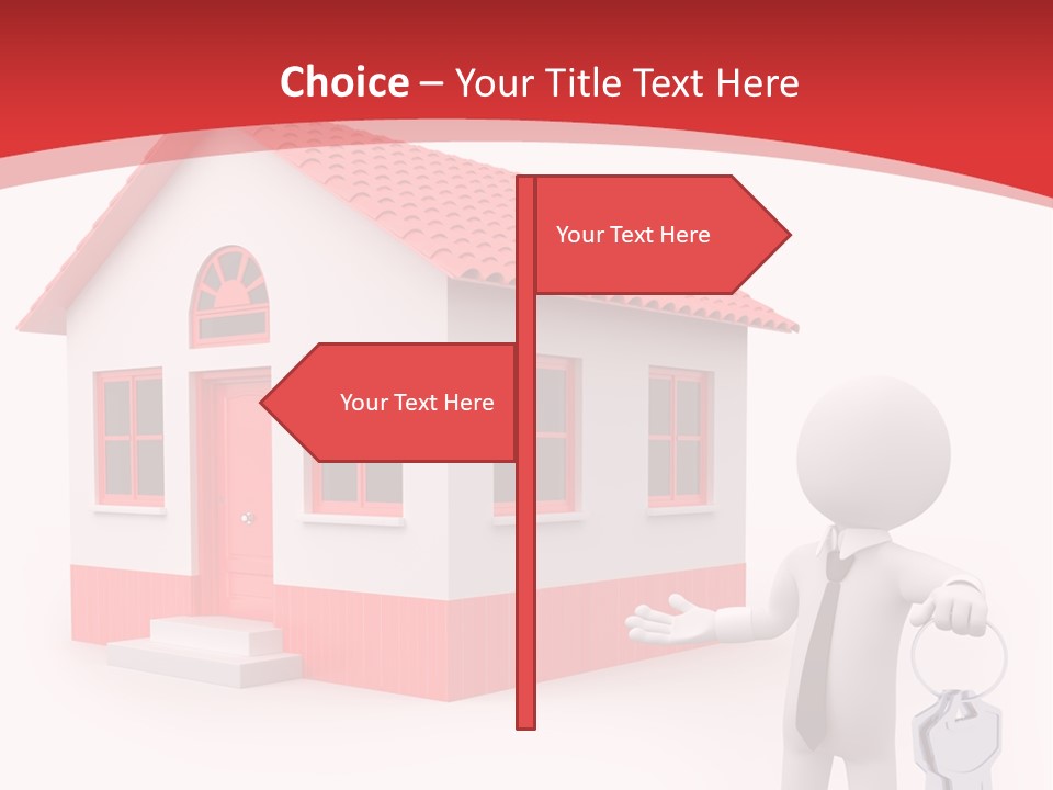 Graphic Man Residence PowerPoint Template