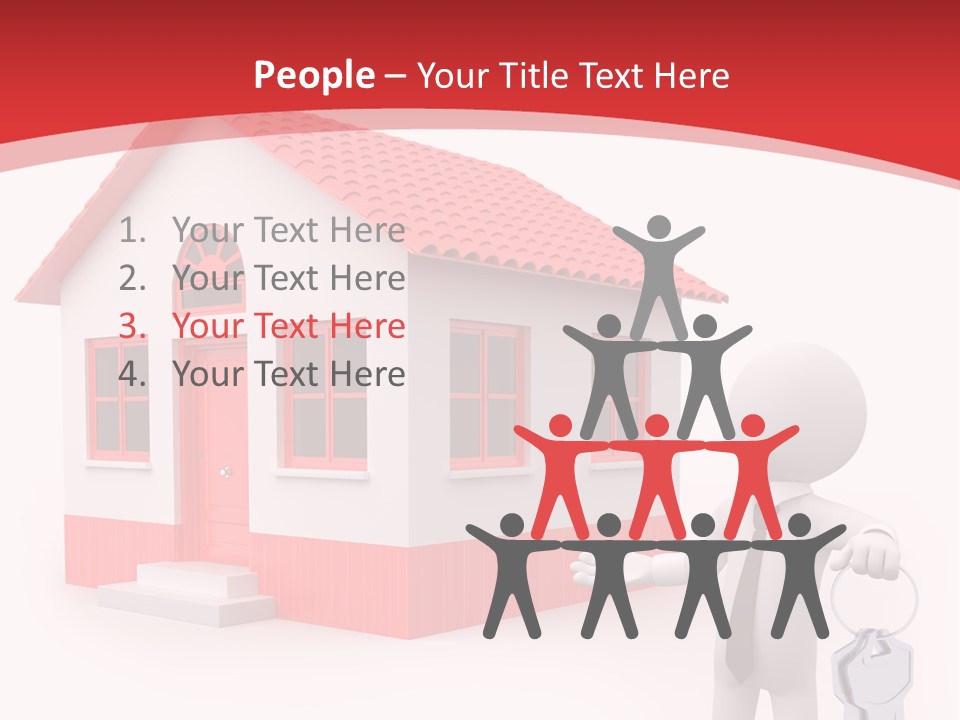 Graphic Man Residence PowerPoint Template