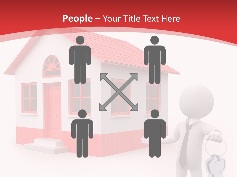 Graphic Man Residence PowerPoint Template