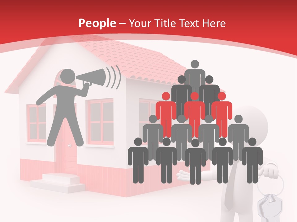 Graphic Man Residence PowerPoint Template