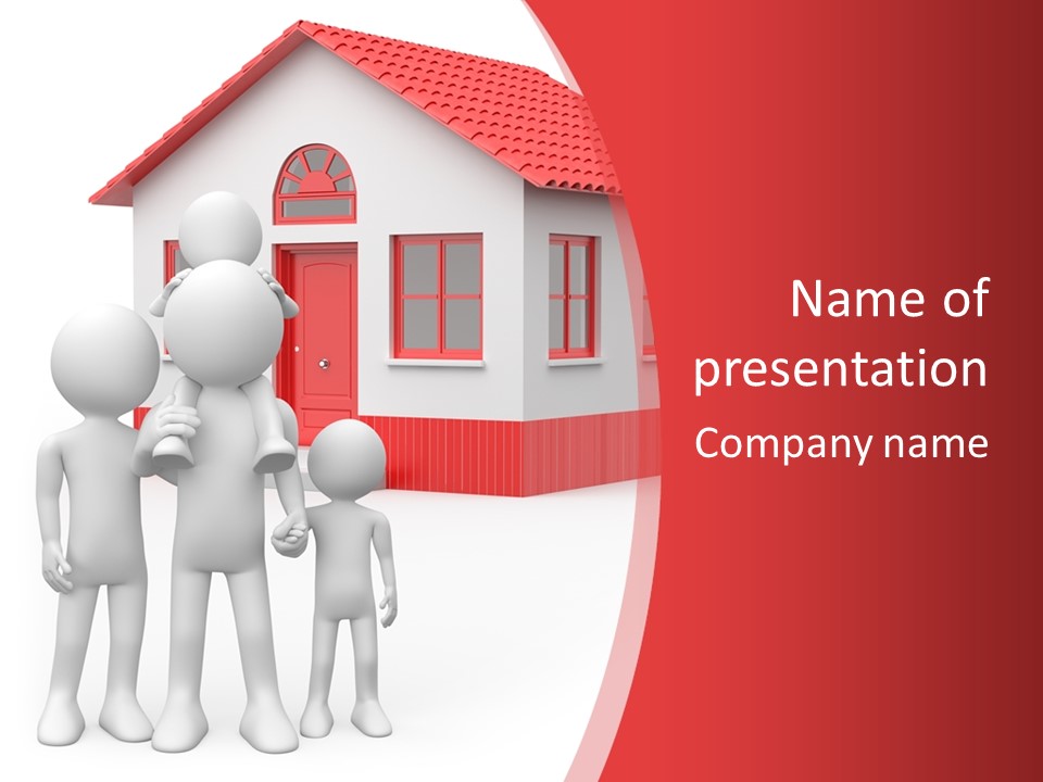 Husband Real Estate Dad PowerPoint Template