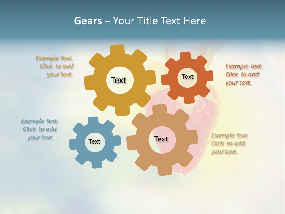 Copyspace Eat Desire PowerPoint Template