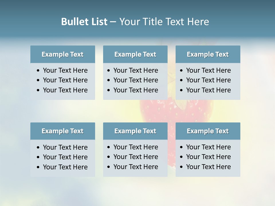 Copyspace Eat Desire PowerPoint Template