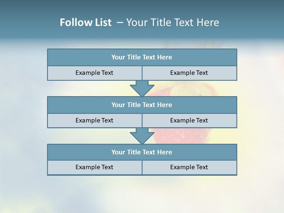 Copyspace Eat Desire PowerPoint Template