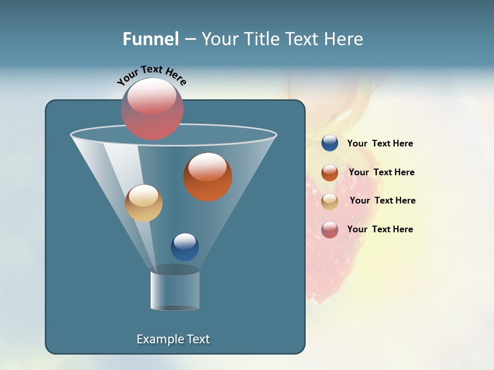 Copyspace Eat Desire PowerPoint Template