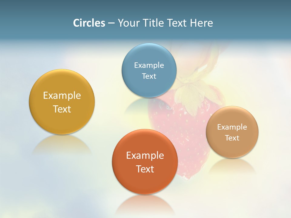 Copyspace Eat Desire PowerPoint Template