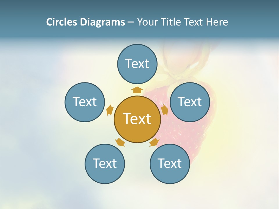 Copyspace Eat Desire PowerPoint Template