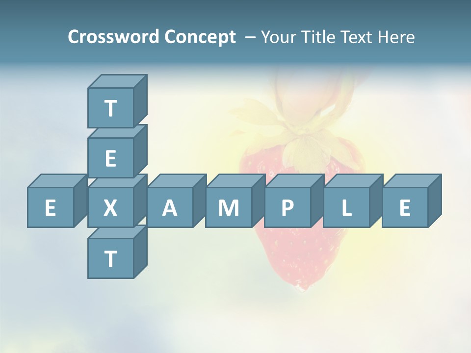 Copyspace Eat Desire PowerPoint Template