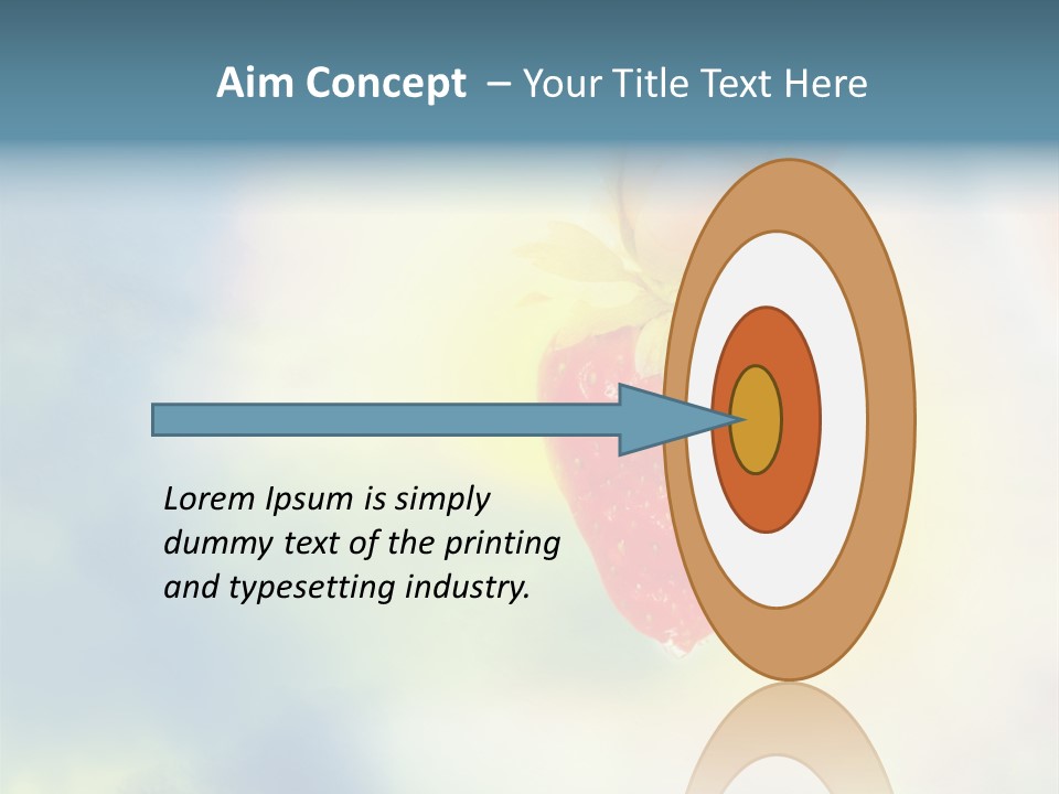 Copyspace Eat Desire PowerPoint Template
