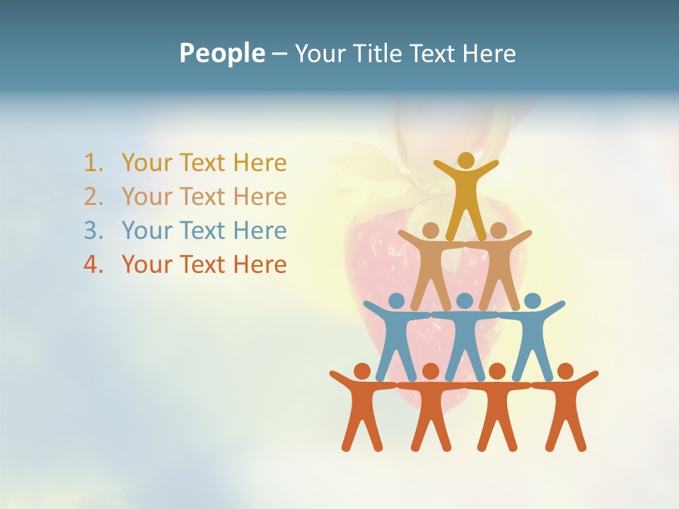 Copyspace Eat Desire PowerPoint Template