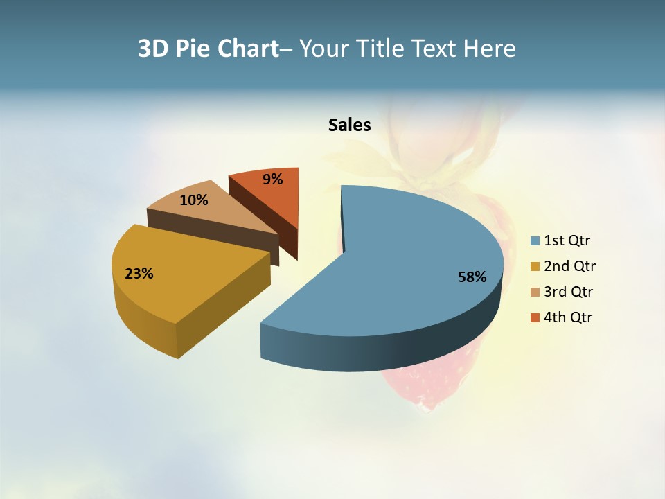 Copyspace Eat Desire PowerPoint Template