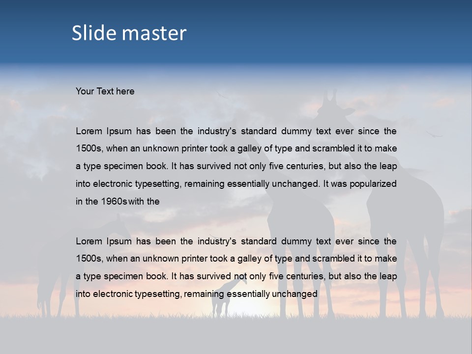 Desert Wild Travel PowerPoint Template