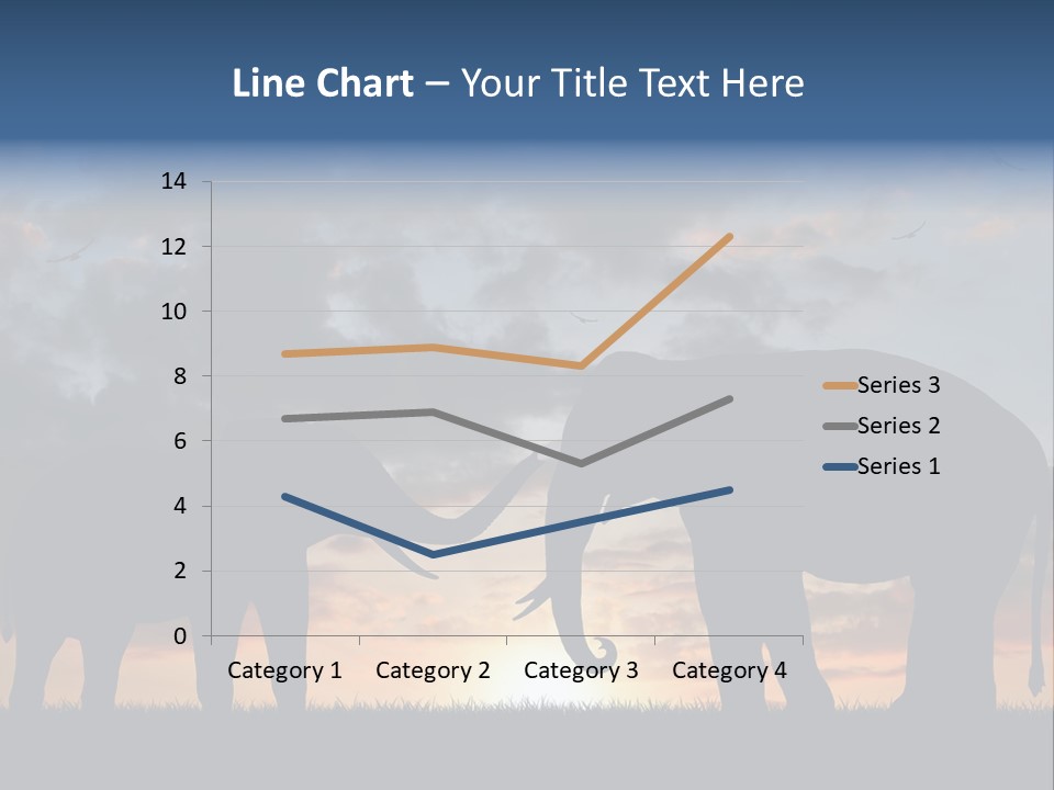 Sunbeam Sunset Silhouette PowerPoint Template