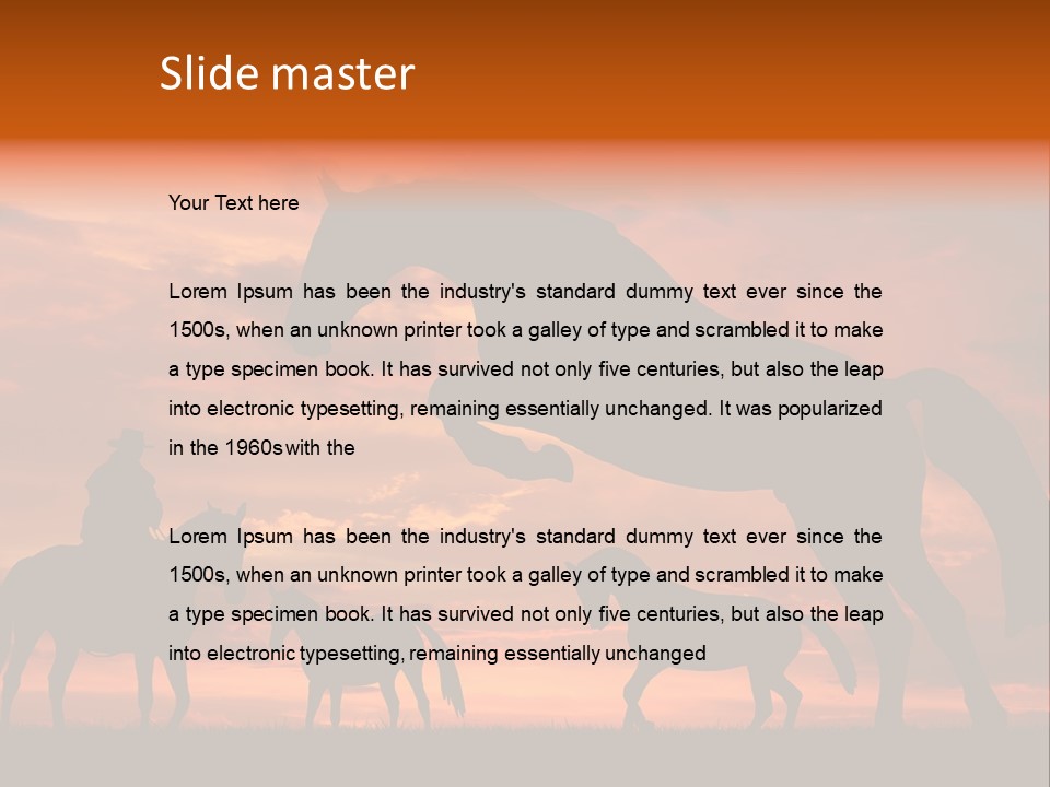 Sunrise Discover Dream PowerPoint Template