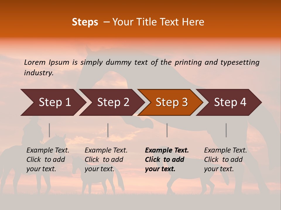 Sunrise Discover Dream PowerPoint Template