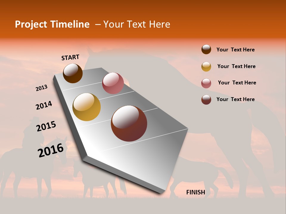 Sunrise Discover Dream PowerPoint Template
