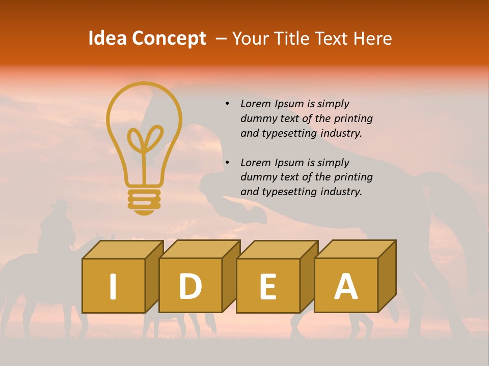 Sunrise Discover Dream PowerPoint Template