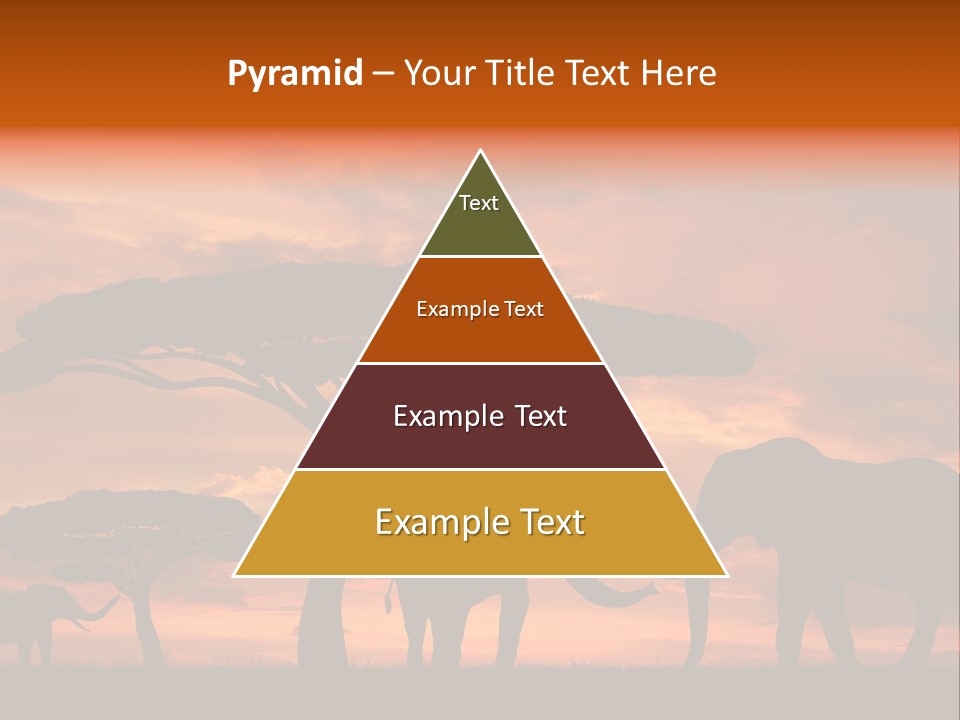 Africa Desert Illustrations PowerPoint Template