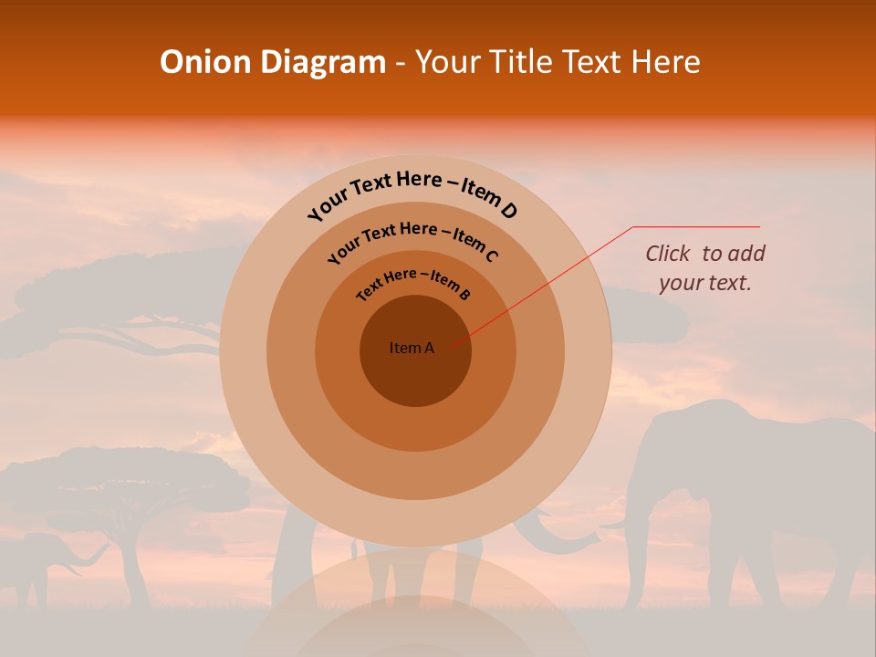 Africa Desert Illustrations PowerPoint Template