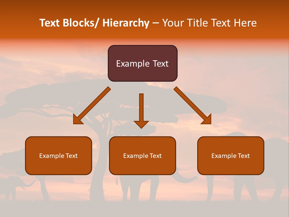 Africa Desert Illustrations PowerPoint Template