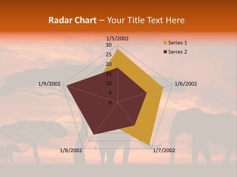 Africa Desert Illustrations PowerPoint Template