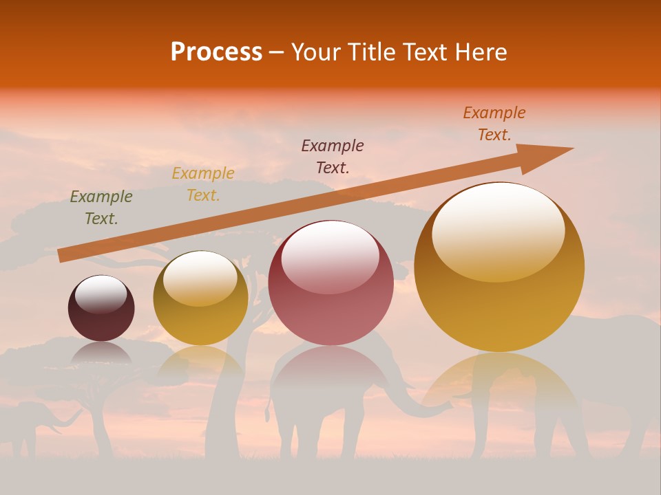 Africa Desert Illustrations PowerPoint Template