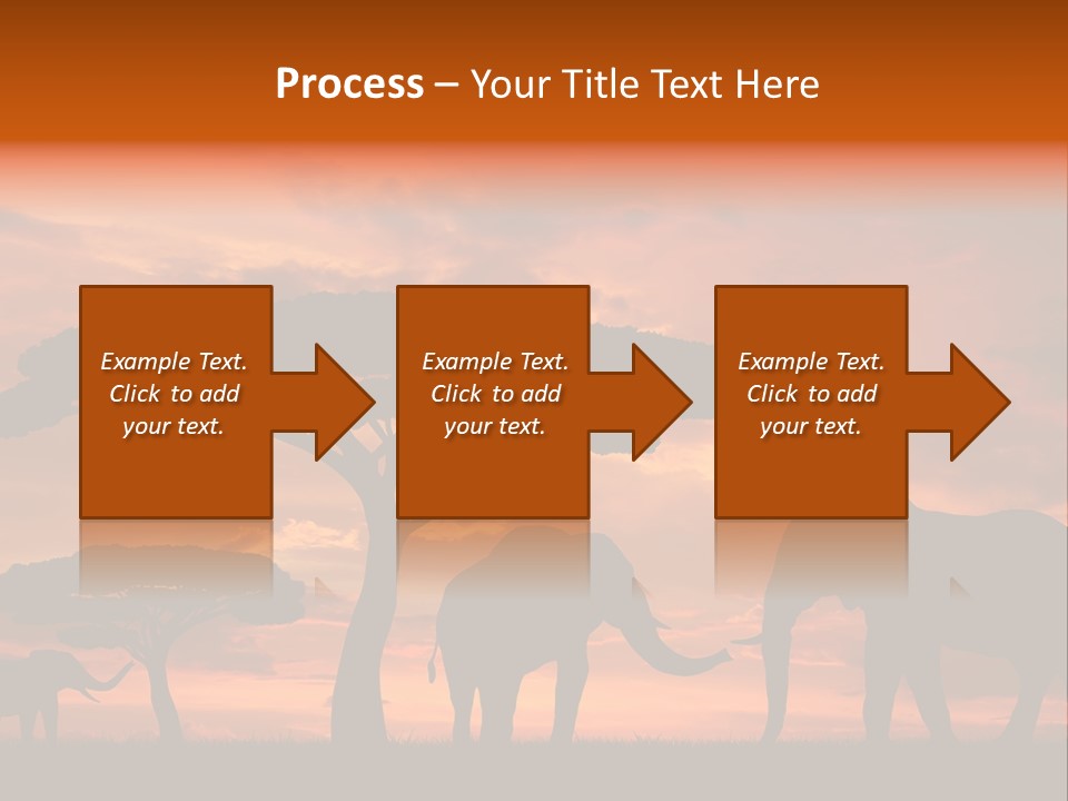 Africa Desert Illustrations PowerPoint Template