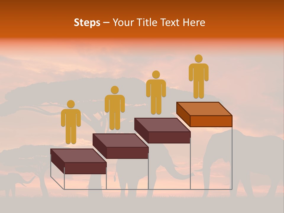 Africa Desert Illustrations PowerPoint Template