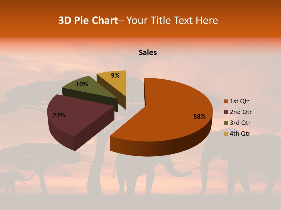 Africa Desert Illustrations PowerPoint Template