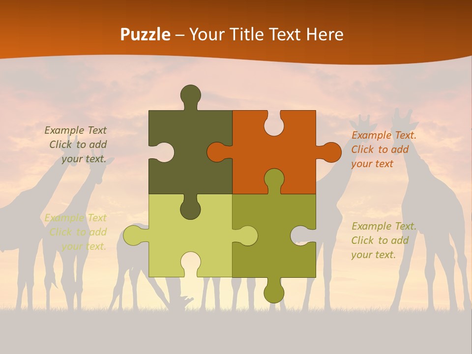 Nationals Kenya Wild PowerPoint Template