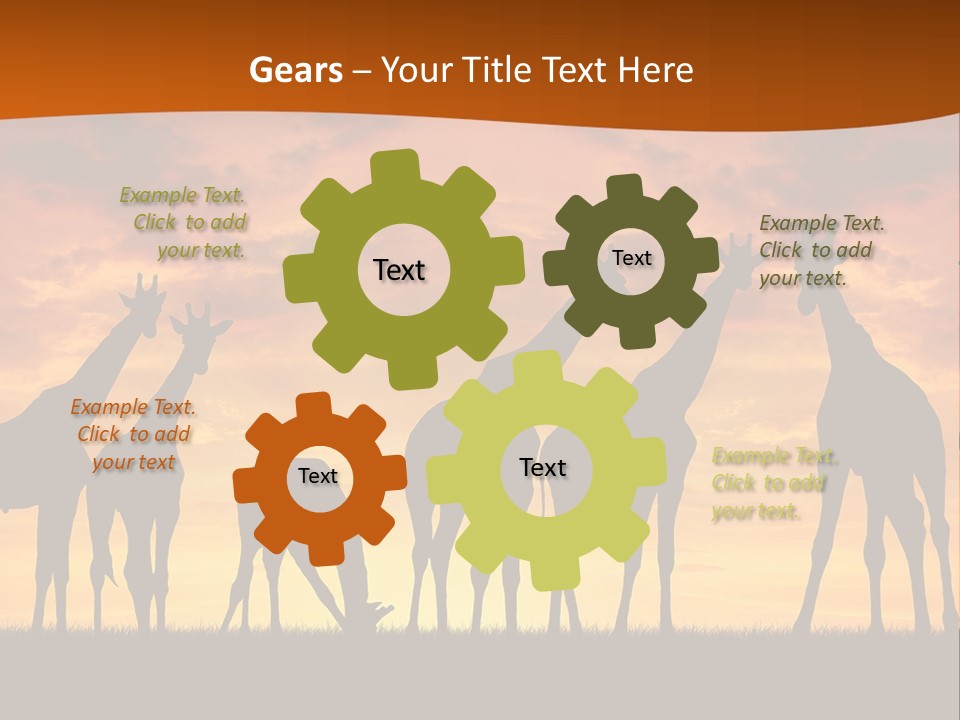 Nationals Kenya Wild PowerPoint Template