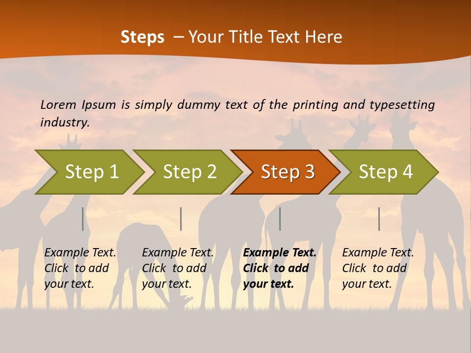 Nationals Kenya Wild PowerPoint Template