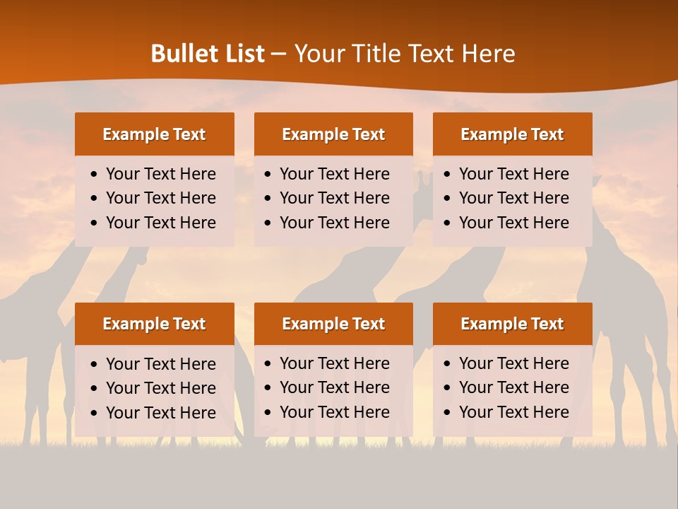 Nationals Kenya Wild PowerPoint Template