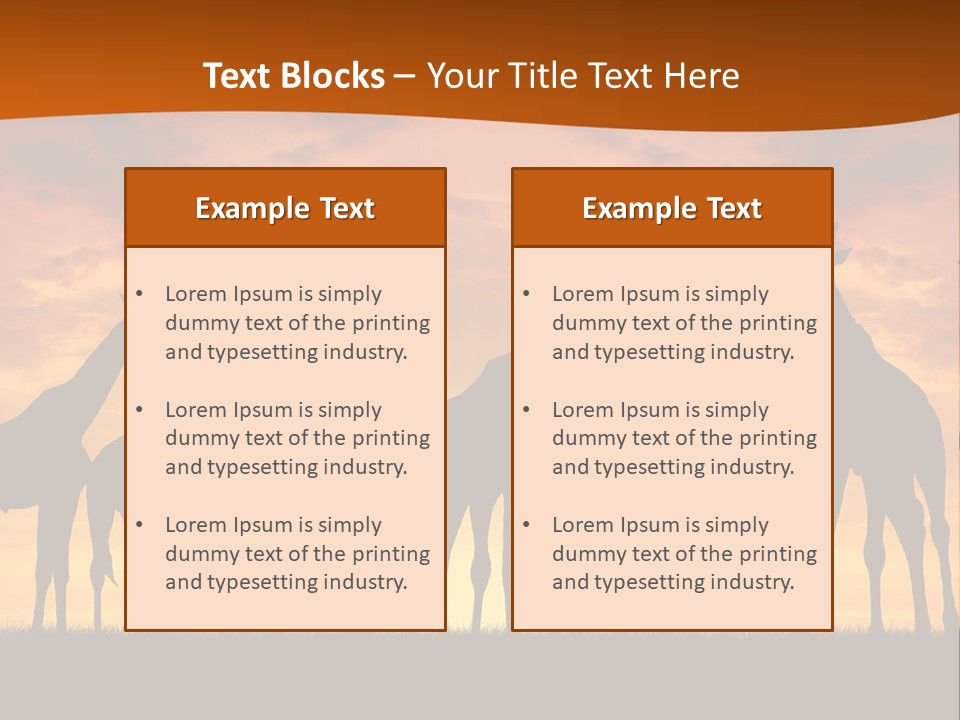 Nationals Kenya Wild PowerPoint Template