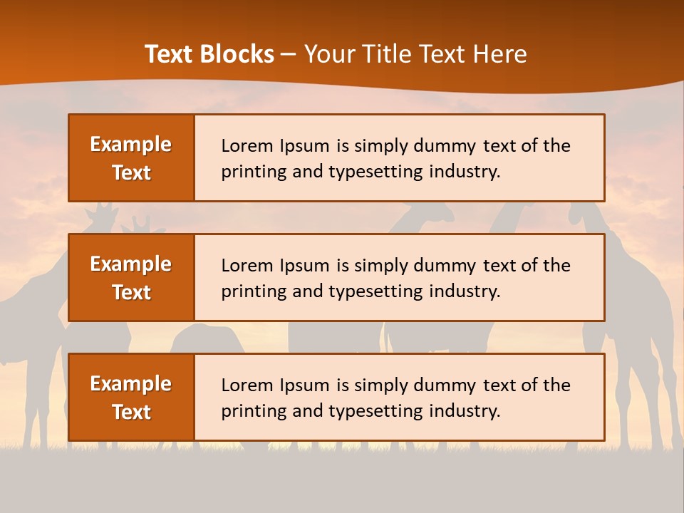 Nationals Kenya Wild PowerPoint Template