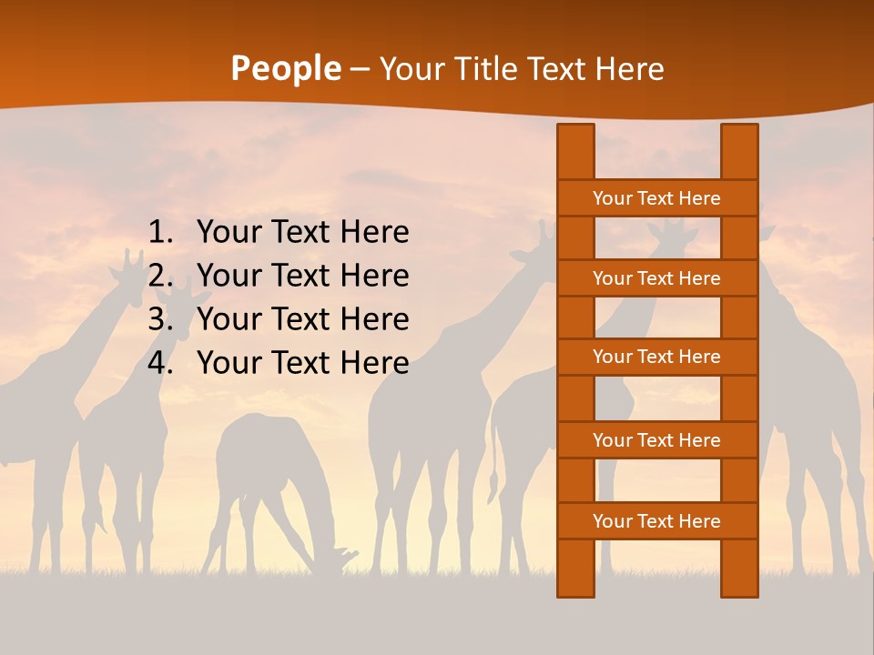 Nationals Kenya Wild PowerPoint Template