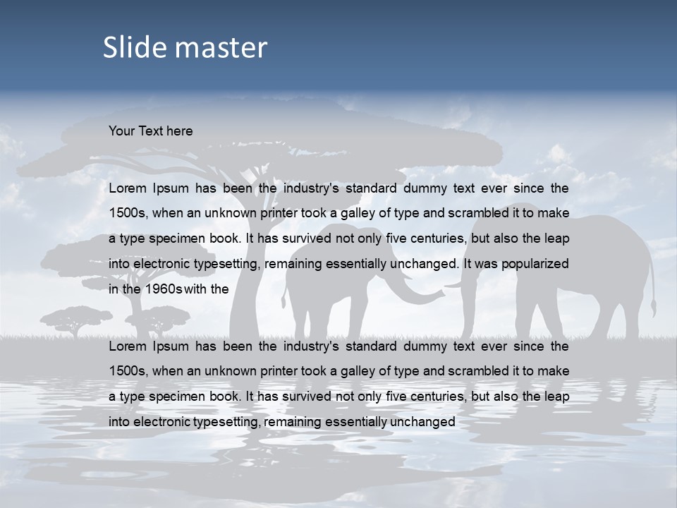 Color Sky Environment PowerPoint Template