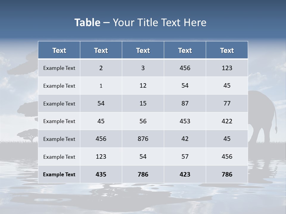 Color Sky Environment PowerPoint Template
