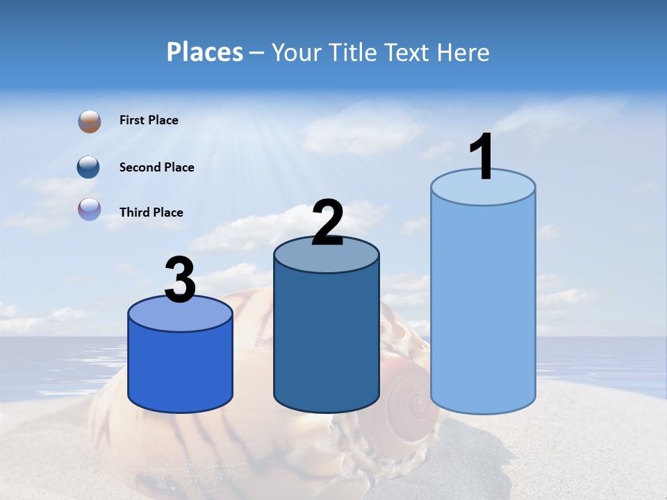 Holiday Tropical Shoreline PowerPoint Template