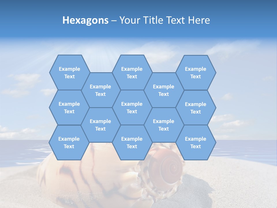 Holiday Tropical Shoreline PowerPoint Template