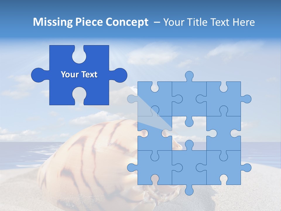 Holiday Tropical Shoreline PowerPoint Template