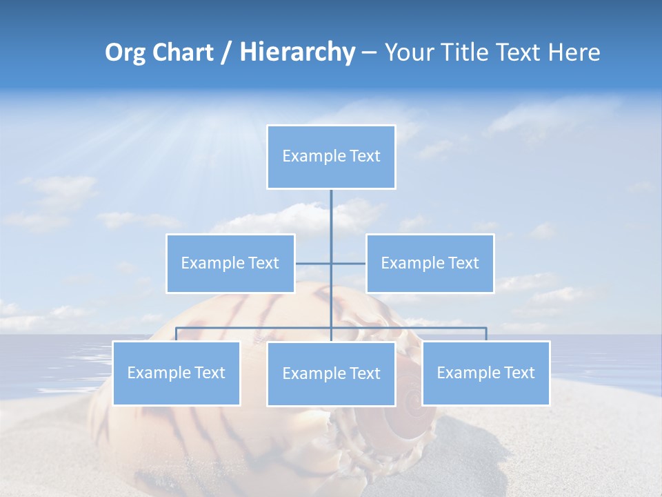 Holiday Tropical Shoreline PowerPoint Template