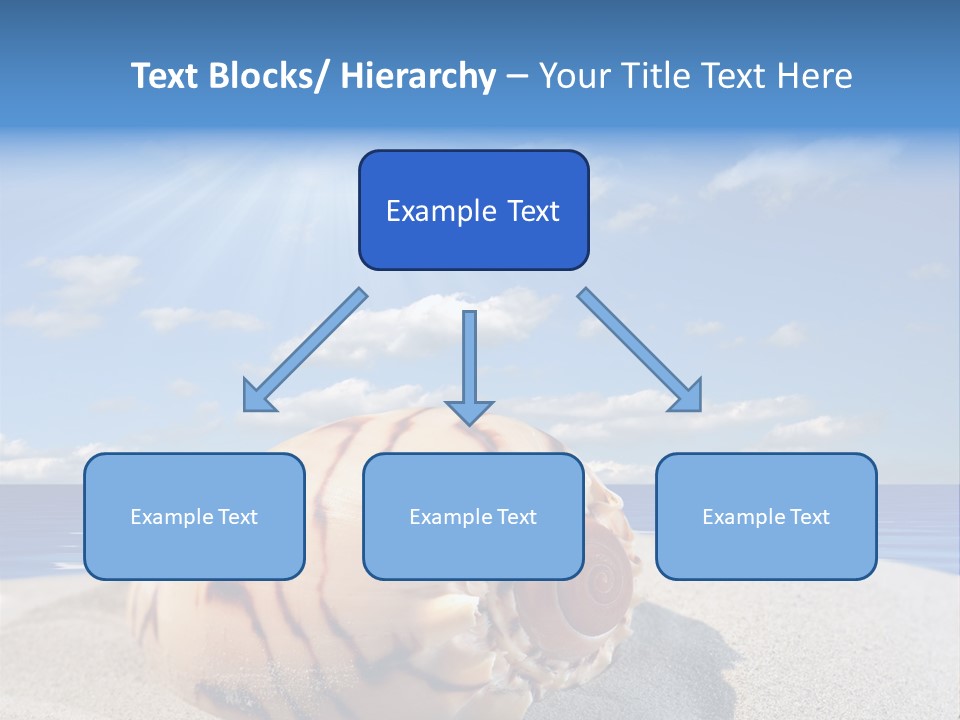 Holiday Tropical Shoreline PowerPoint Template