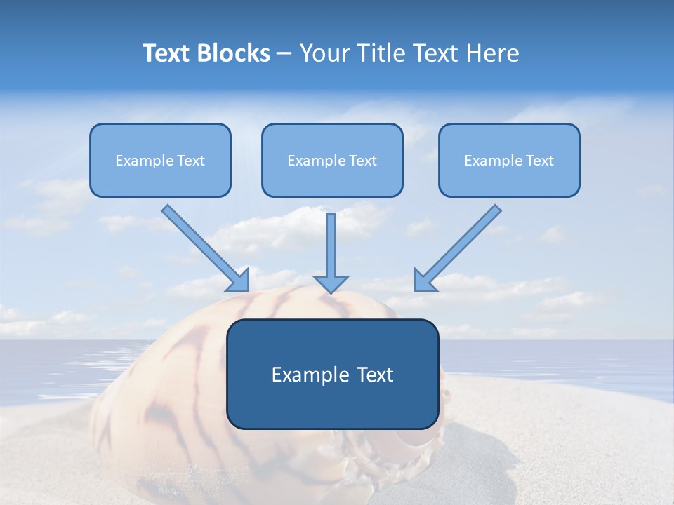 Holiday Tropical Shoreline PowerPoint Template