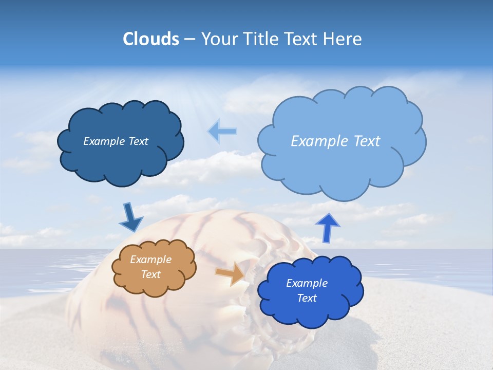 Holiday Tropical Shoreline PowerPoint Template