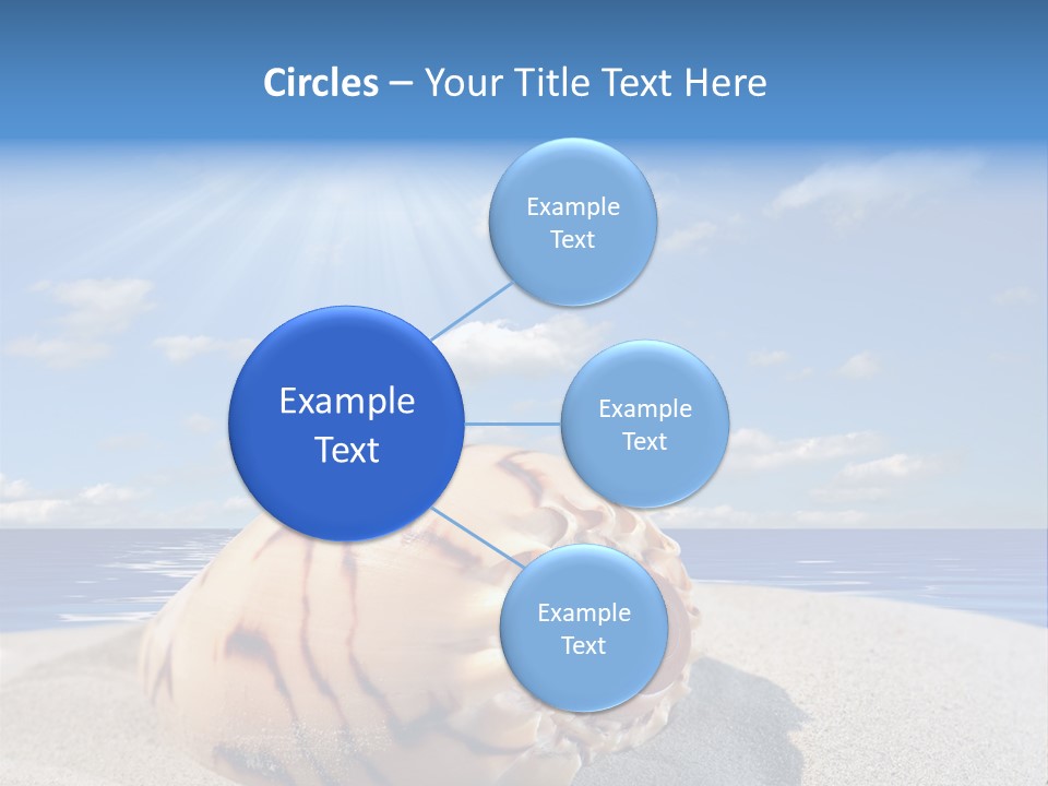 Holiday Tropical Shoreline PowerPoint Template