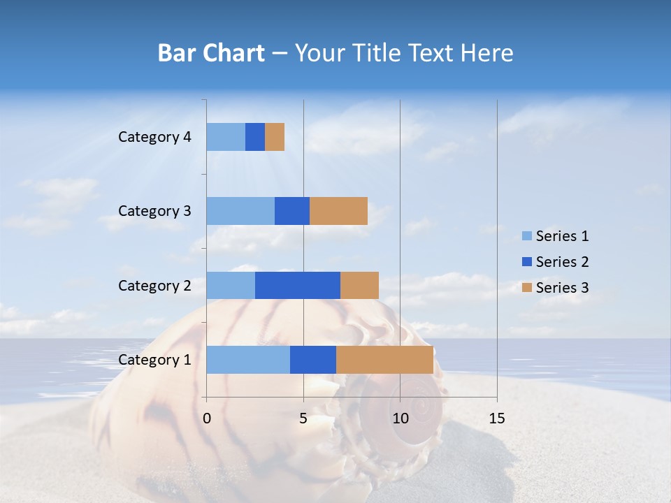 Holiday Tropical Shoreline PowerPoint Template