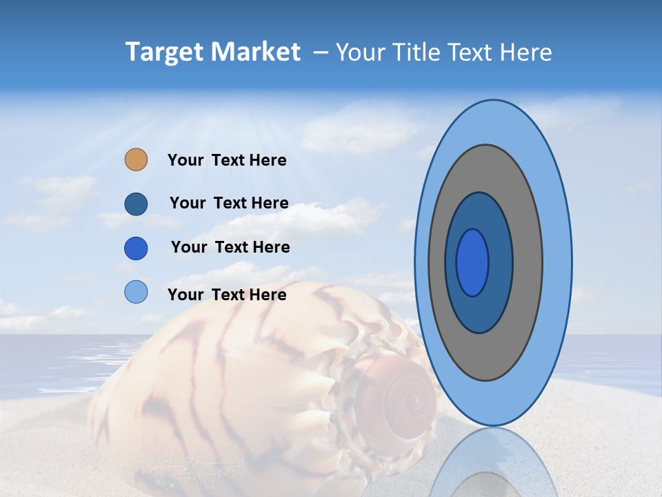 Holiday Tropical Shoreline PowerPoint Template