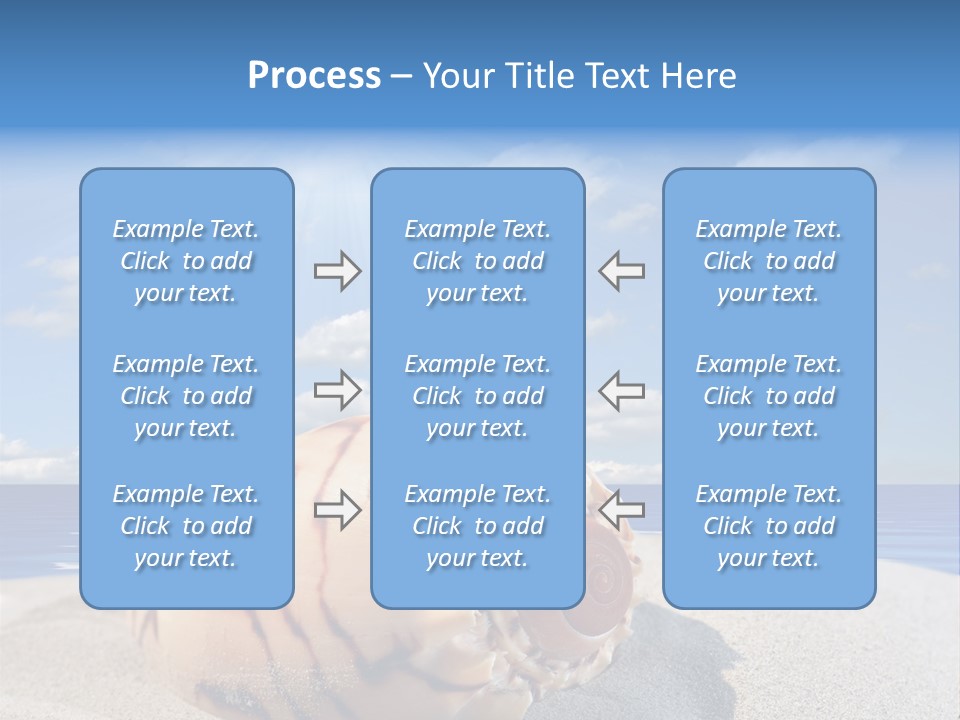 Holiday Tropical Shoreline PowerPoint Template